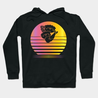 Sushi Go Synthwave - Board Game Inspired Graphic - Tabletop Gaming  - BGG Hoodie